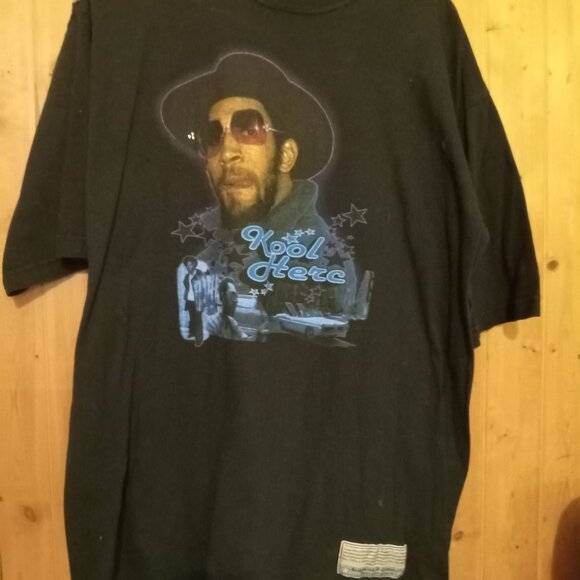 Vintage Sedgwick & Cedar DJ Kool Herc Size XL Hip Hop Rap Rhinestone Intact Rare - Picture 2 of 6